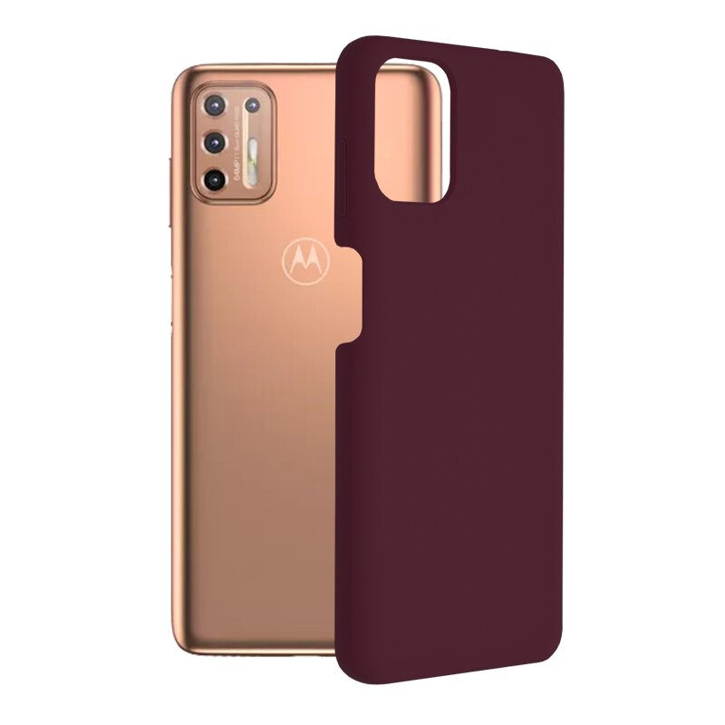 Husa Motorola Moto G9 Plus Techsuit Soft Edge Silicone, violet
