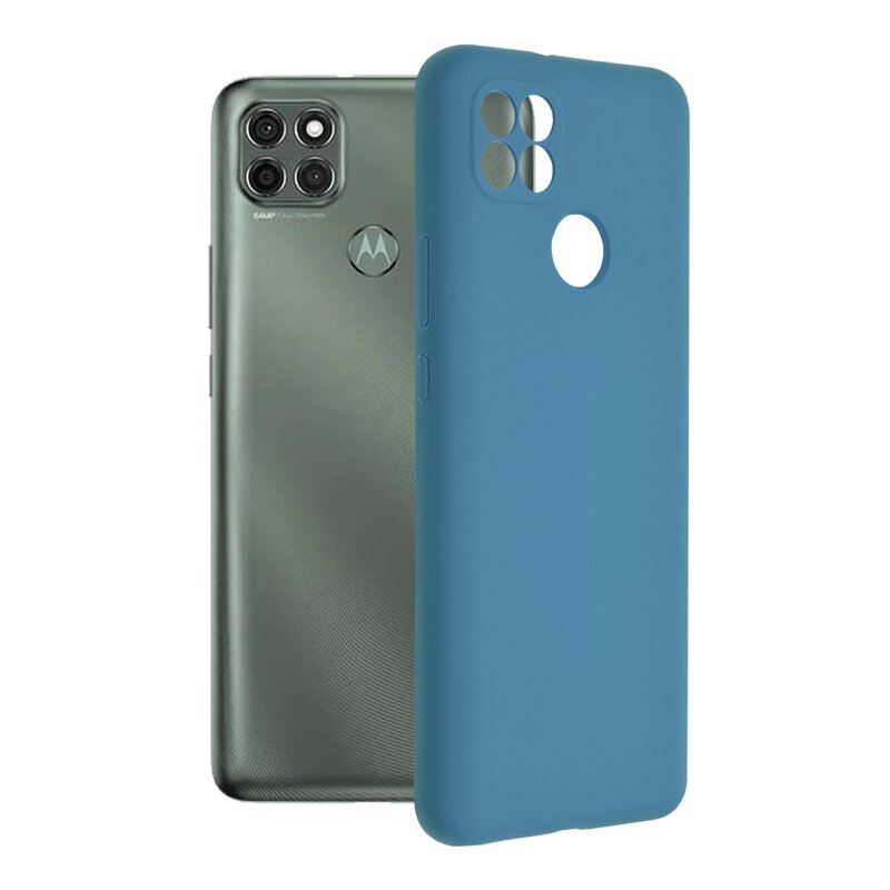 Husa Motorola Moto G9 Power Techsuit Soft Edge Silicone, albastru