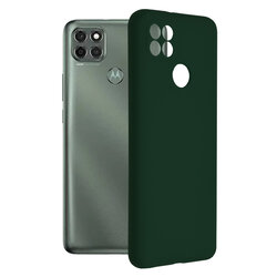 Husa Motorola Moto G9 Power Techsuit Soft Edge Silicone, verde inchis