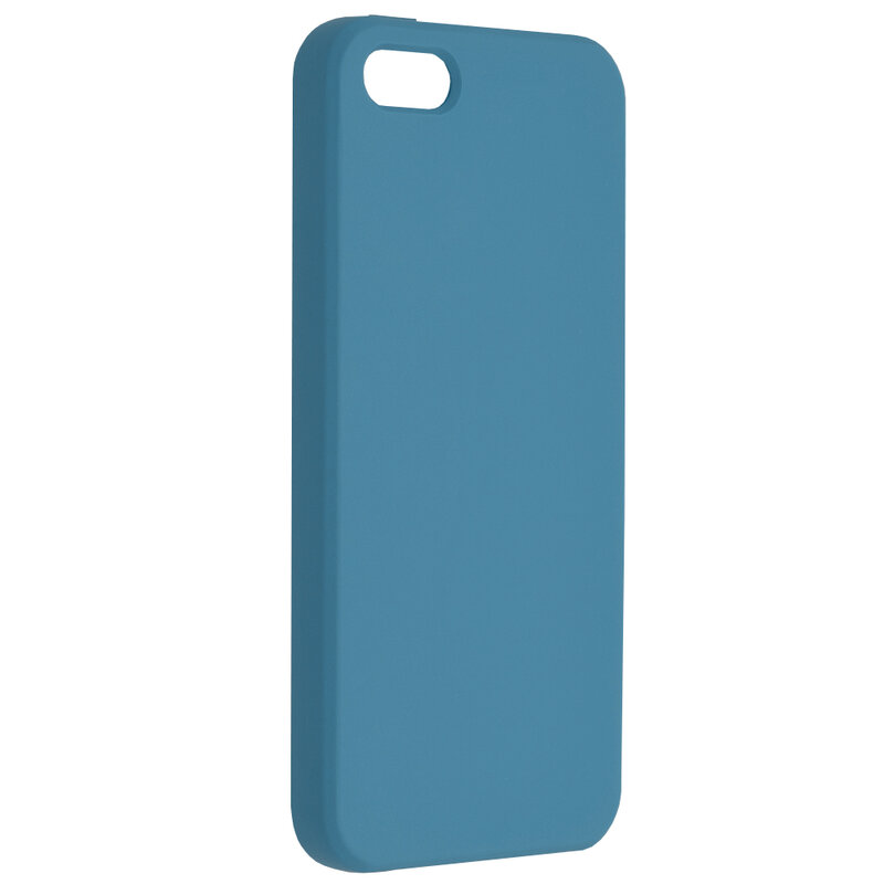 Husa iPhone 5 / 5s / SE Techsuit Soft Edge Silicone, albastru