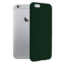 Husa iPhone 6 Plus / 6s Plus Techsuit Soft Edge Silicone, verde inchis