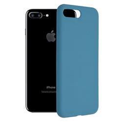 Husa iPhone 7 Plus Techsuit Soft Edge Silicone, albastru