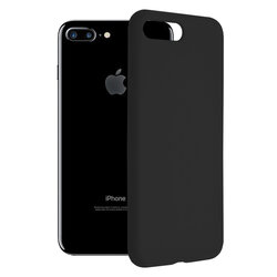 Husa iPhone 7 Plus Techsuit Soft Edge Silicone, negru