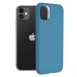 Husa iPhone 11 Techsuit Soft Edge Silicone, albastru