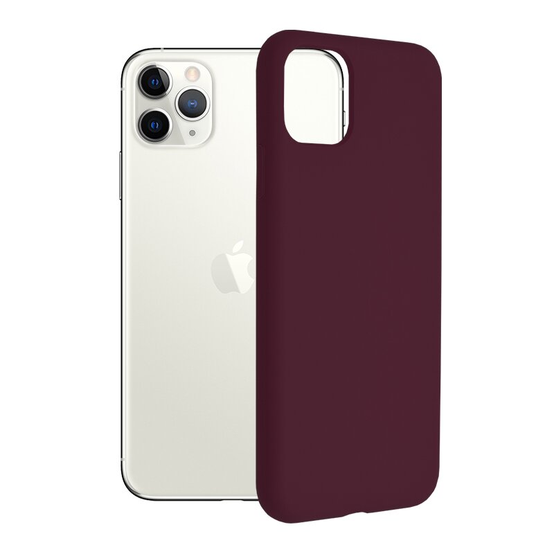 Husa iPhone 11 Pro Max Techsuit Soft Edge Silicone, violet