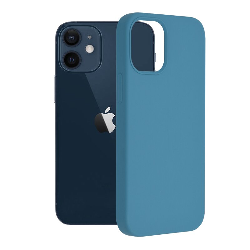 Husa iPhone 12 mini Techsuit Soft Edge Silicone, albastru