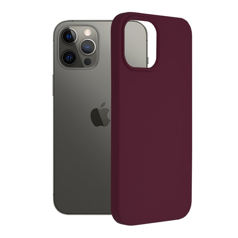 Husa iPhone 12 Pro Max Techsuit Soft Edge Silicone, violet