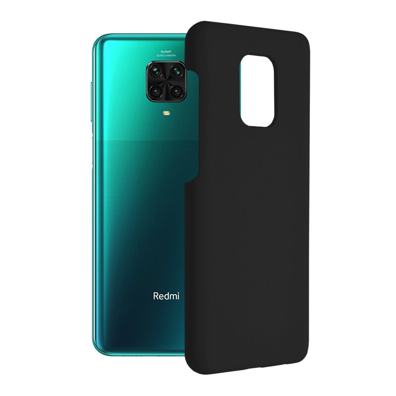 Husa Xiaomi Redmi Note 9 Pro Techsuit Soft Edge Silicone, negru