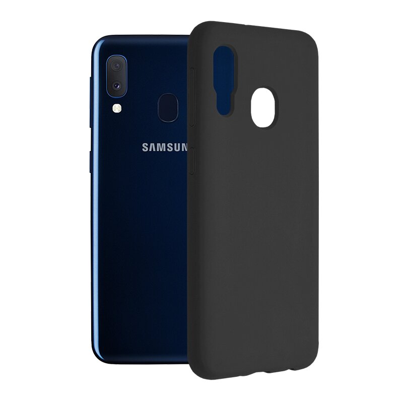 Husa Samsung Galaxy A20e Techsuit Soft Edge Silicone, negru