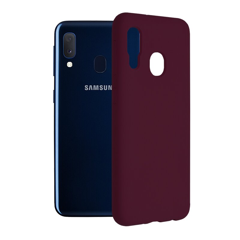 Husa Samsung Galaxy A20e Techsuit Soft Edge Silicone, violet