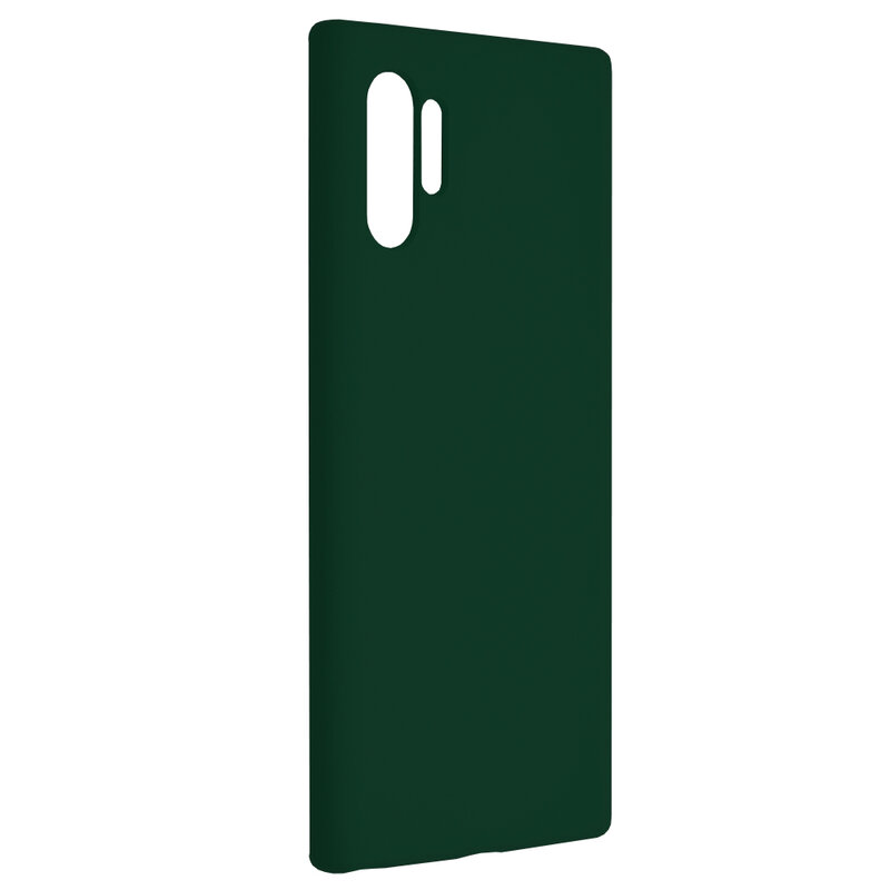 Husa Samsung Galaxy Note 10 Plus Techsuit Soft Edge Silicone, verde inchis