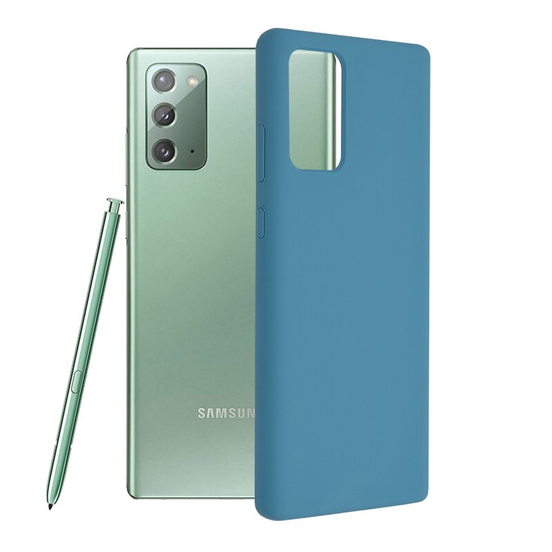 Husa Samsung Galaxy Note 20 Techsuit Soft Edge Silicone, albastru