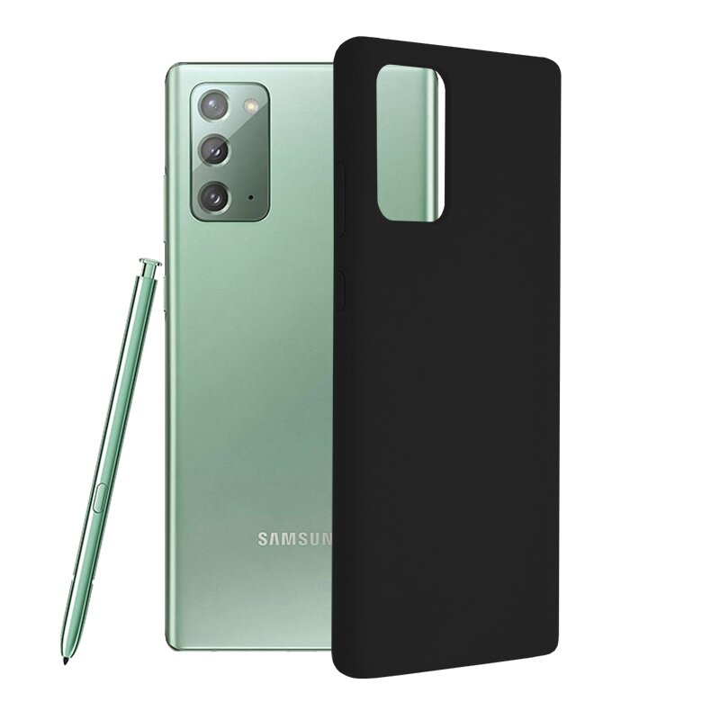 Husa Samsung Galaxy Note 20 5G Techsuit Soft Edge Silicone, negru