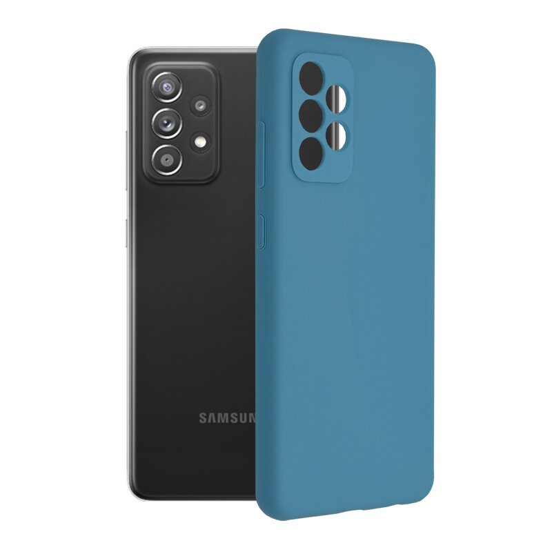 Husa Samsung Galaxy A72 4G Techsuit Soft Edge Silicone, albastru