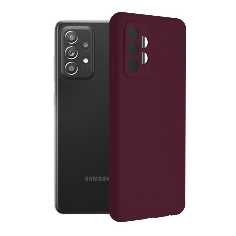 Husa Samsung Galaxy A72 4G Techsuit Soft Edge Silicone, violet