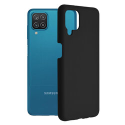 Husa Samsung Galaxy A12 Techsuit Soft Edge Silicone, negru