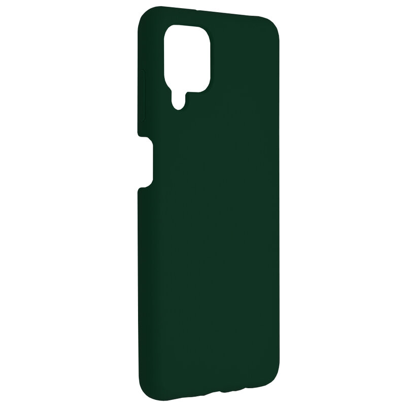 Husa Samsung Galaxy A12 Techsuit Soft Edge Silicone, verde inchis