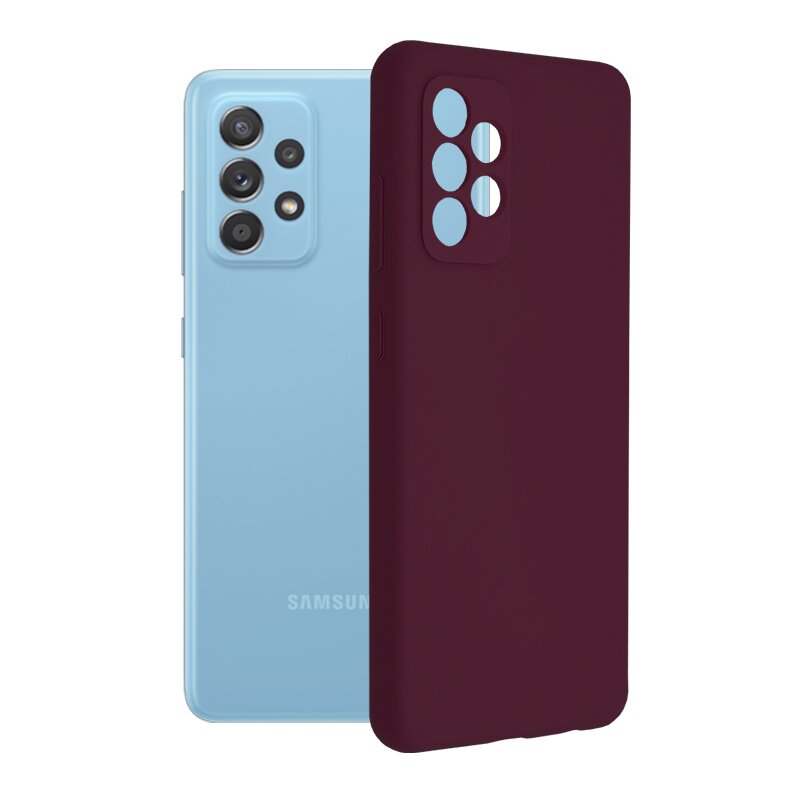 Husa Samsung Galaxy A52 4G Techsuit Soft Edge Silicone, violet