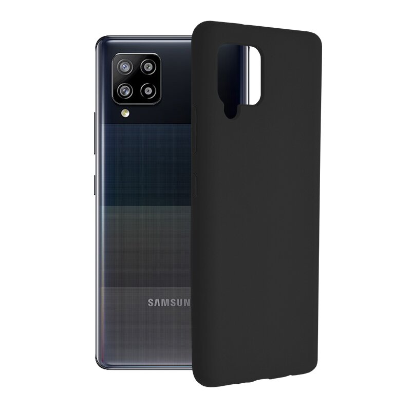Husa Samsung Galaxy A42 5G Techsuit Soft Edge Silicone, negru