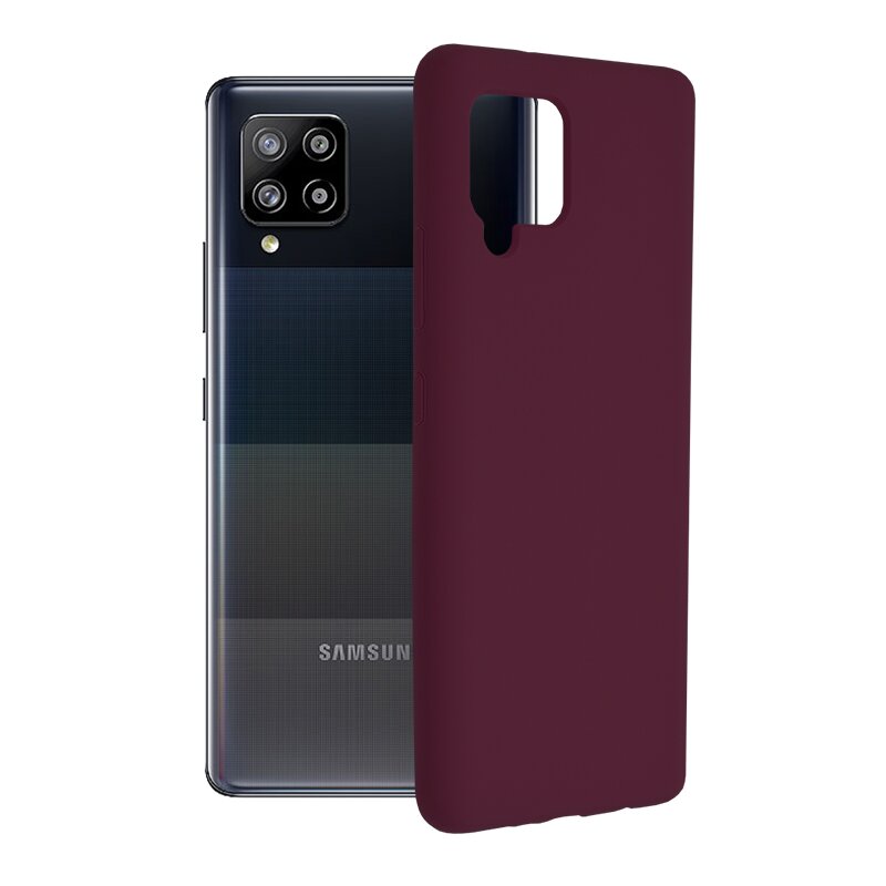Husa Samsung Galaxy A42 5G Techsuit Soft Edge Silicone, violet