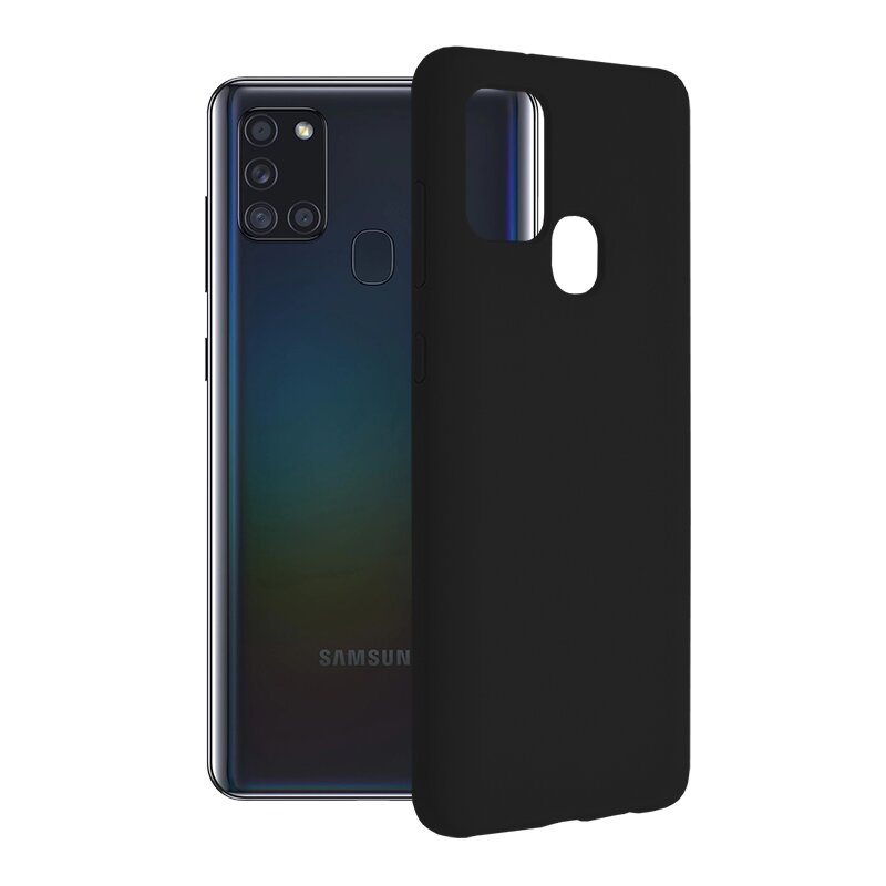 Husa Samsung Galaxy A21s Techsuit Soft Edge Silicone, negru