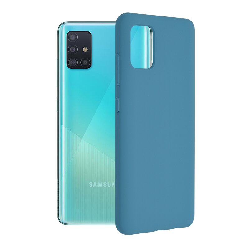 Husa Samsung Galaxy A51 4G Techsuit Soft Edge Silicone, albastru