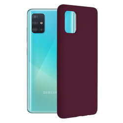 Husa Samsung Galaxy A51 4G Techsuit Soft Edge Silicone, violet