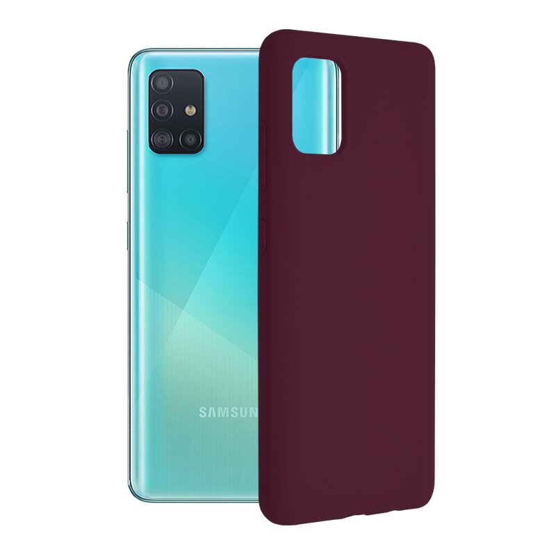 Husa Samsung Galaxy A51 4G Techsuit Soft Edge Silicone, violet