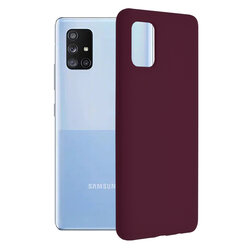 Husa Samsung Galaxy A71 4G Techsuit Soft Edge Silicone, violet