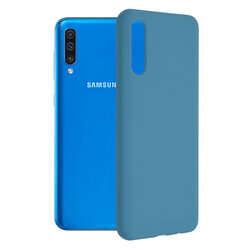 Husa Samsung Galaxy A50 Techsuit Soft Edge Silicone, albastru