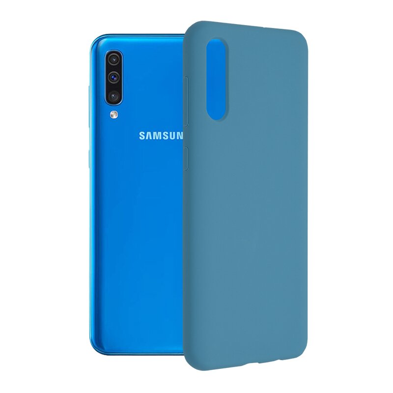 Husa Samsung Galaxy A50 Techsuit Soft Edge Silicone, albastru