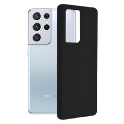Husa Samsung Galaxy S21 Ultra 5G Techsuit Soft Edge Silicone, negru