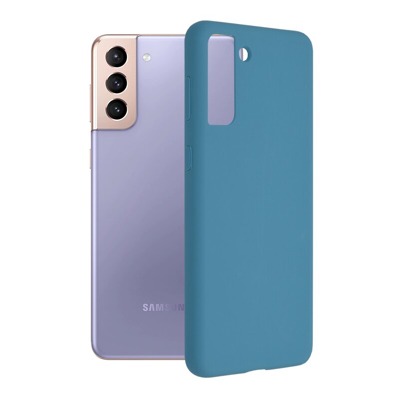 Husa Samsung Galaxy S21 Plus 5G Techsuit Soft Edge Silicone, albastru