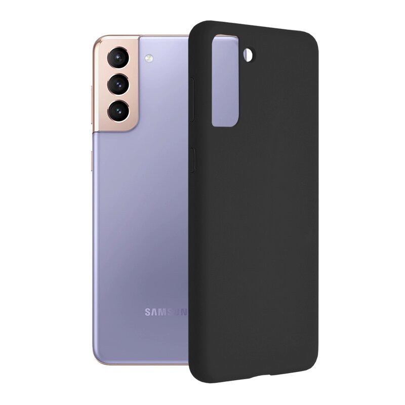 Husa Samsung Galaxy S21 Plus 5G Techsuit Soft Edge Silicone, negru