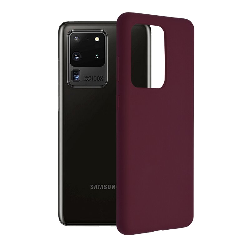 Husa Samsung Galaxy S20 Ultra Techsuit Soft Edge Silicone, violet