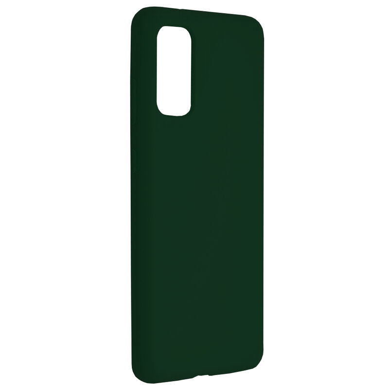 Husa Samsung Galaxy S20 5G Techsuit Soft Edge Silicone, verde inchis
