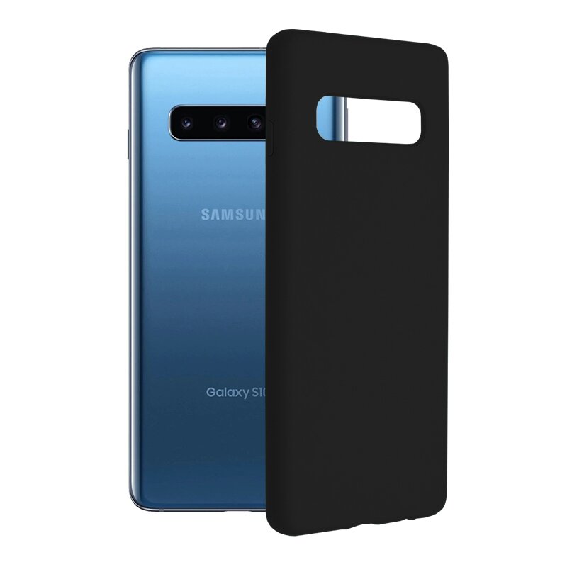 Husa Samsung Galaxy S10 Techsuit Soft Edge Silicone, negru