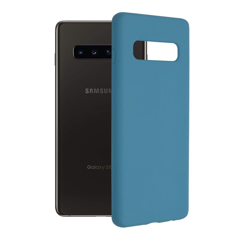 Husa Samsung Galaxy S10 Plus Techsuit Soft Edge Silicone, albastru