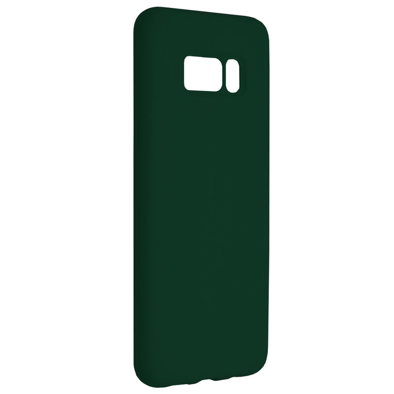Husa Samsung Galaxy S8 Techsuit Soft Edge Silicone, verde inchis