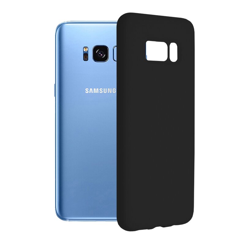 Husa Samsung Galaxy S8+, Galaxy S8 Plus Techsuit Soft Edge Silicone, negru