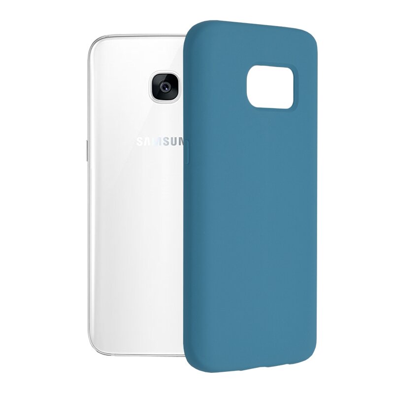 Husa Samsung Galaxy S7 Edge Techsuit Soft Edge Silicone, albastru