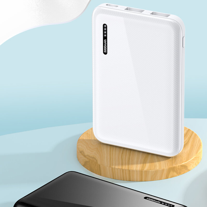 Baterie externa Usams PB39, 5000mAh, 2x USB, Type-C, 2A, negru