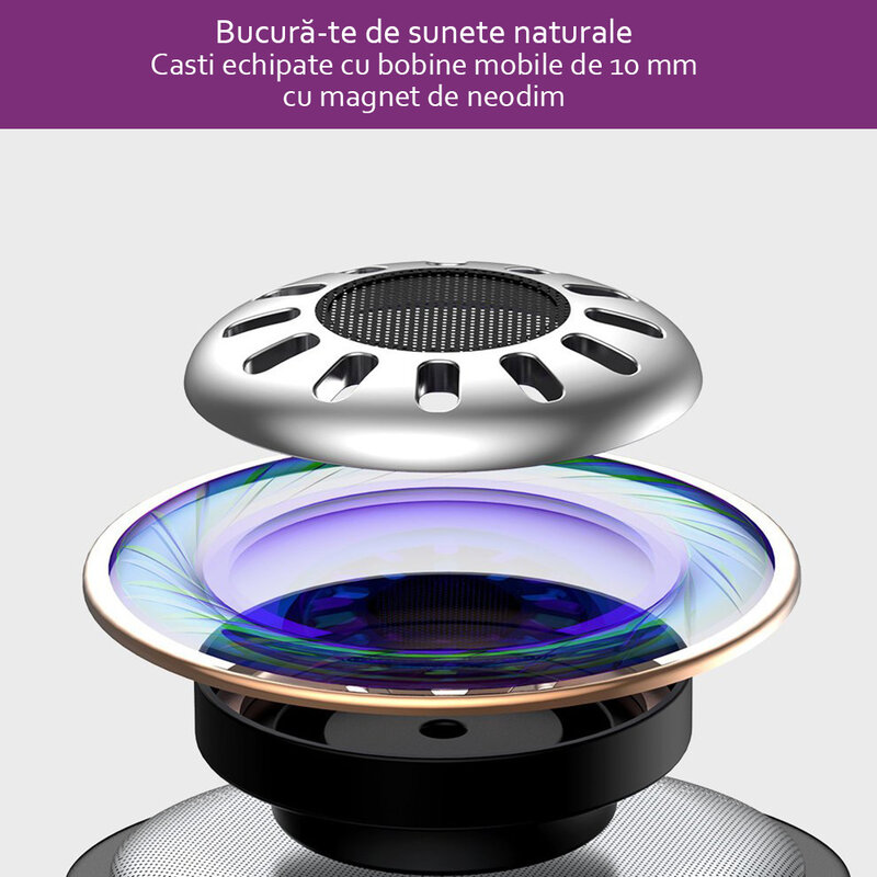 Casti wireless in-ear Baseus, TWS earbuds, noise cancellation, gri, NGS1P-0A