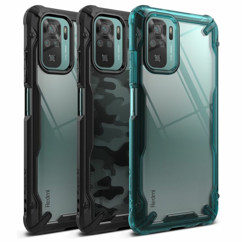 Husa Xiaomi Redmi Note 10 4G Ringke Fusion X - Black