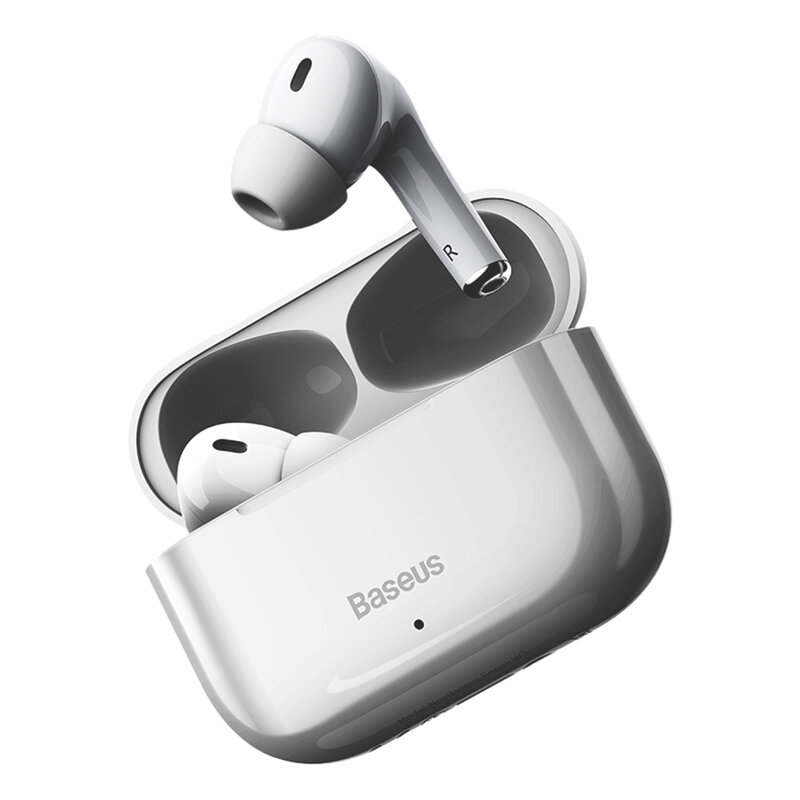 Casti wireless in-ear Baseus, TWS earbuds, Bluetooth, alb, W3 NGW3-02
