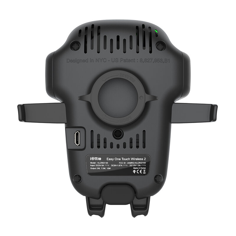 Suport telefon auto iOttie EOT 2, incarcare wireless, bord/ parbirz, negru