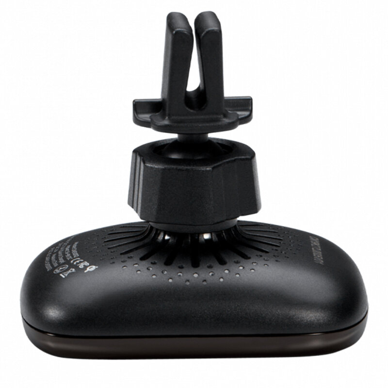 Suport telefon auto Pitaka MagEZ iPhone 12, prindere grila ventilatie, negru