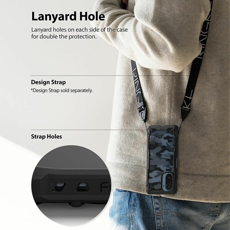 Husa Xiaomi Poco F3 Ringke Fusion X - Black