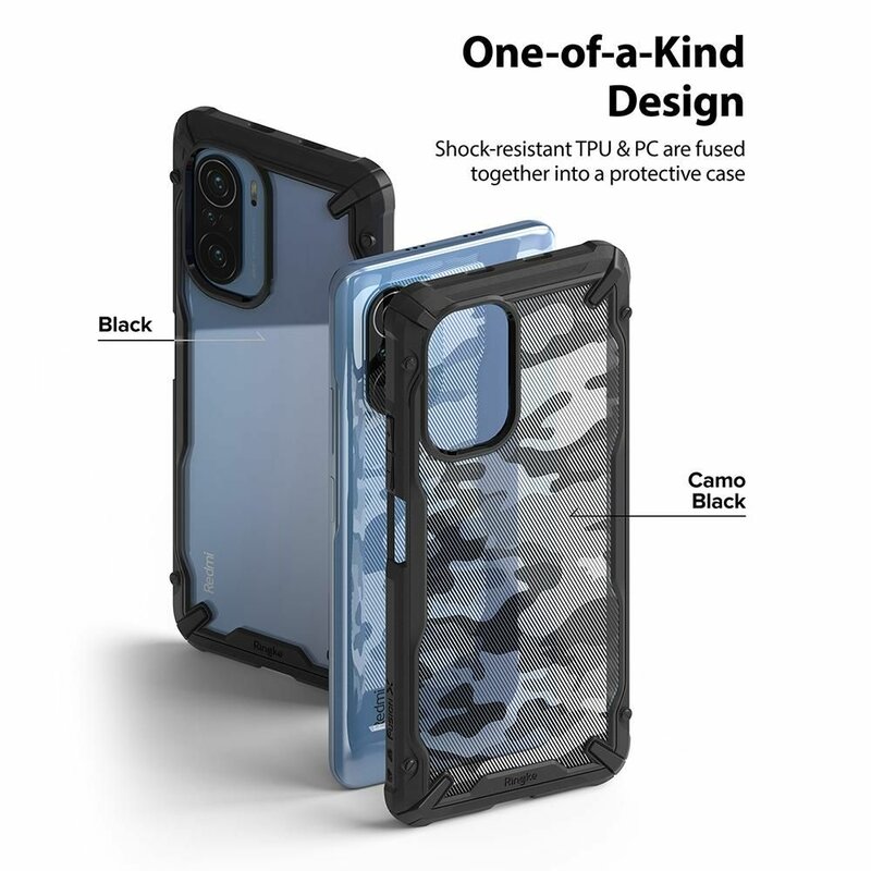 Husa Xiaomi Poco F3 Ringke Fusion X - Black