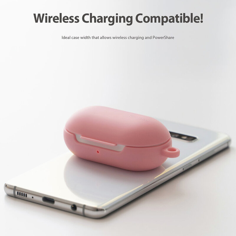 Husa Galaxy Buds/ Buds+ Ringke Case, holder de prindere, roz